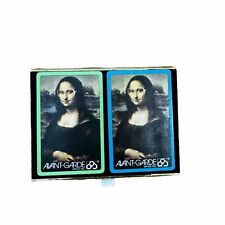 Avant Garde Optics Two Deck Mona Lisa Congress Playing Cards Cell U Tone Finish picture