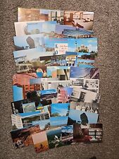 Huge Mixed Postcards Lot of 50 Random Vintage Chrome Posted and Unposted picture