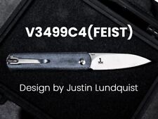 Kizer Feist 154CM Blade Liner Lock Denim Micarta Handle V3499C4 picture