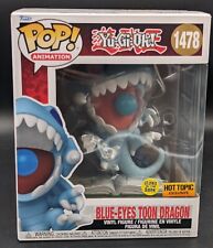 Funko POP Yu-Gi-Oh: Blue-Eyes Toon Dragon #1478 GITD Glow In Dark HOT TOPIC  picture