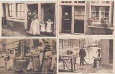 STREETLIFE AMSTERDAM NETHERLANDS VOLKSLEVEN 15 Vintage Postcards Pre-1940 (L3785) picture