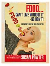 SUSAN POWTER Stop The Insanity Weight Loss Buzz Cut Skewer Vintage 1995 Print Ad picture