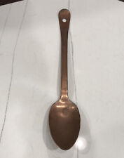 Vintage Copper Long Handle Serving Spoon - 13
