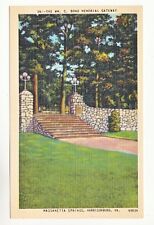 Postcard: William C. Bond Memorial Gateway, Massanetta Springs, VA picture