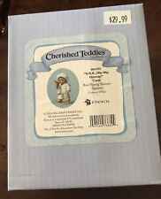 Cherished Teddies 'U.S.A., Hip Hip Hooray' Bear Playing Trumpet 4045995 New picture