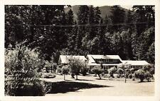 1940s rppc Rosemary Inn Lake Crescent Port Angeles Washington Photo Postcard  picture