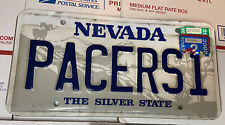 Nevada Vanity License plate PACERS1 Pacers The Silver State - 2000 Expired 2002 picture