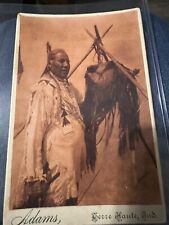 Native American Cabinet Card - Shawnee Chief - 1890’s - Reduced picture