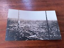 Photo on postcard stock Devastated Forest w House in background Deforestation  picture