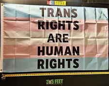 Transgender Flag FREE USA SHIP 7 LGBTQ Gay Pride Equality Sign Banner USA 3x5' picture