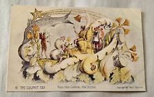 1907 Official Souvenir Postcard Mardi Gras Rex Parade #10 - The Culprit Fay picture