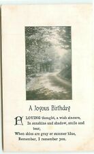 Postcard Birthday Greeting used  PC1903 picture