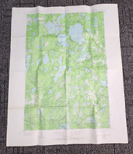 1959 Vintage USGS Map Topo Lac Du Flambeau Wisconsin Topographic Lake picture
