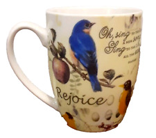 Songbirds by Sandy Clough Coffee Cup Finch Cardinal Robin Bluebird picture