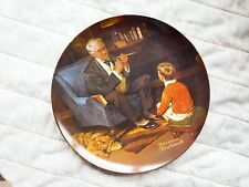 Norman Rockwell Plate -The Tycoon 1982 Limited Ed Authentic w/Certificate #9730D picture