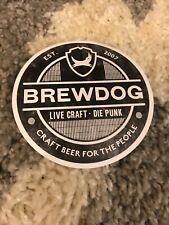 2 BREWDOG BREW DOG Black & White Hardcore Punk STICKER DECAL craft beer brewery picture