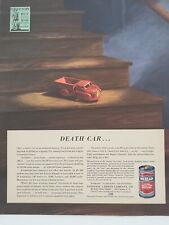 1942 Eveready Flashlights and Batteries Fortune WW2 X-Mas Print Ad Death Car picture