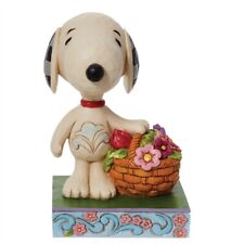 Peanuts by Jim Shore - Happiness Is A Basket Of Blooms - Spring Snoopy 6011946 picture