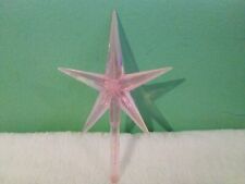 Vintage Large Light Pink Aurora Star for Ceramic Christmas Tree Topper picture