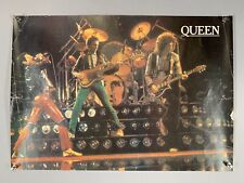 Queen Poster Freddie Mercury Vintage Original Full Band on Stage Early 1980s picture