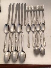 Vintage Chateau Flatware 24 Pieces Superior Stainless Service For 6 Nxt Day Ship picture