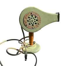 Vintage Handy Hannah Hair Dryer on Stand Sage Green Works Mid-Century picture