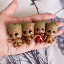 Baby Groot Miniatures, Guardians of the Galaxy 4 Baby Groot Figures, 2