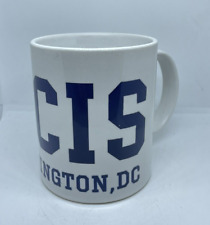 Vintage NCIS Washington DC White Coffee/Tea Mug ~ Ceramic Souvenir ~ NOS picture