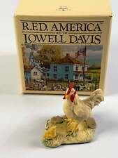 Lowell Davis THINKING BIG Figurine Schmid Fine Art 1981 Chicken Ball Canning Jar picture