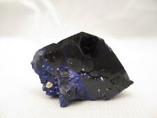 Deep Blue Azurite Crystal From  With A Display Box E2955 picture