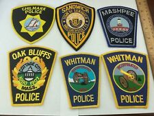 Police MA. Law Enforcement patches All different 6 piece set. All new.Full size picture