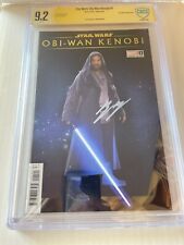 Star Wars Obi-Wan Kenobi #1 Comic Ewan McGregor Signed Autographed CBCS 9.2 - A picture