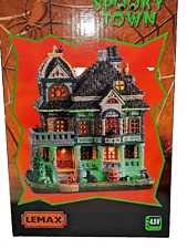 Lemax Grimsbury Haunted House Eerie LED Lighting Creepy Spooky Town Village picture