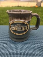 Deneen Pottery Mug 2015 Hand Thrown Monticello Thomas Jefferson US History picture