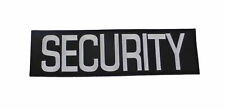 Tactical Scorpion Gear Embroidered Black and White SECURITY Insignia 2.5