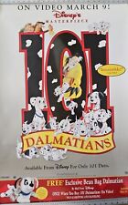 Disney's 101 Dalmatians  26 x 40  DVD promotional Movie poster picture