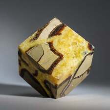 Polished Septarian Cube from Madagascar (2.6 lbs) picture
