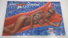 Hooters Girls 2000 Calendar, Official Licensed Product, 3D Centerfold, NEW picture