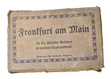 Germany Frankfurt Am Main Antique Postcard Folder 1900 - 1910    19 Postcards picture