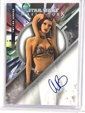 PACK FRESH 2022 Topps Star Wars Masterwork Andrea Bartlow Twi'lek Server Auto picture