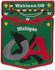 S33 + X? Wahissa Lodge 118 2012 NOAC Trader Flap Boy Scouts of America BSA picture