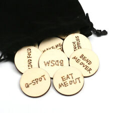 20Pcs Funny Romantic Sex Gift Set Funny Tokens Funny Wooden Valentines Ornaments picture