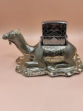 Vintage 2004 Kneeling Camel With Stand Chrome Zippo Lighter NEW picture