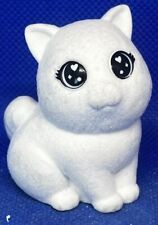 Vintage Crayola White Cat Kitten Scrubbie Pet Figurine picture