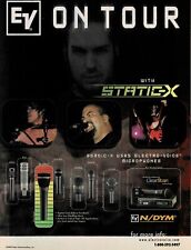 STATIC-X - Electro-Voice Mics - 2005 Print Advertisement picture