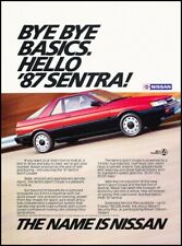 1987 Nissan Sentra Sport Coupe Original Advertisement Print Art Car Ad K112 picture
