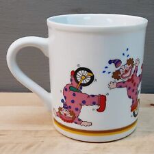 Papel Unicycle Clown-Around -- Vintage 10oz Coffee Cup Mug --  picture