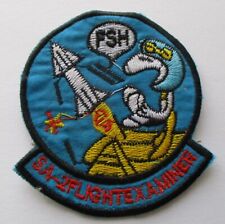SNOOPY IN VIETNAM USAF SA-2 FLIGHT  EXAMINER VINTAGE WAR PATCH picture