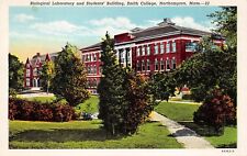 Northampton Massachusetts 1930s Postcard Biological Laboratory Smith College picture