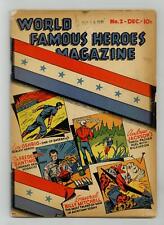 World Famous Heroes Magazine #2 FR/GD 1.5 RESTORED 1941 picture